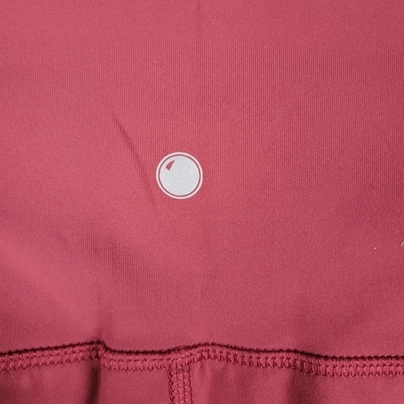 Yogalicious Lux Leggings Hi-Rise Ankle Length Stretch Legging Burnt Raspberry M - Picture 9 of 11